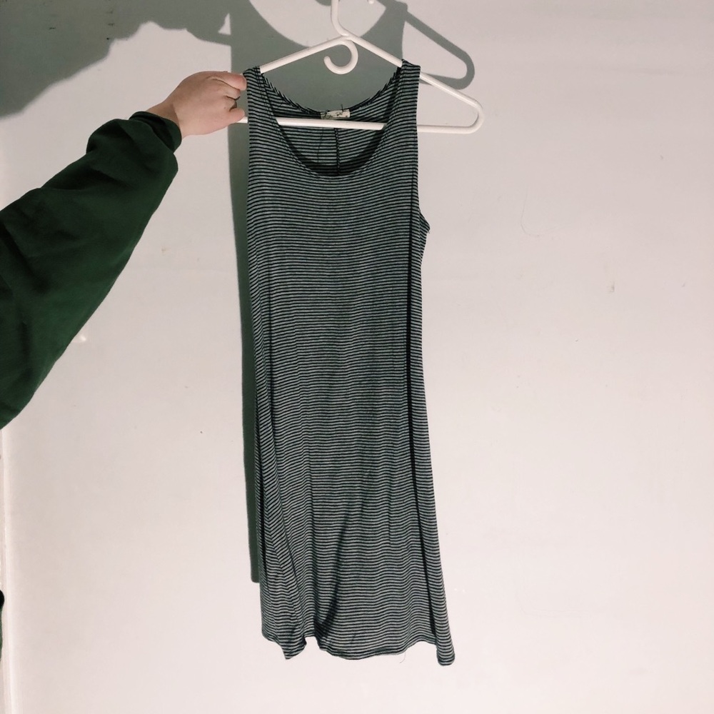 Striped tank dress